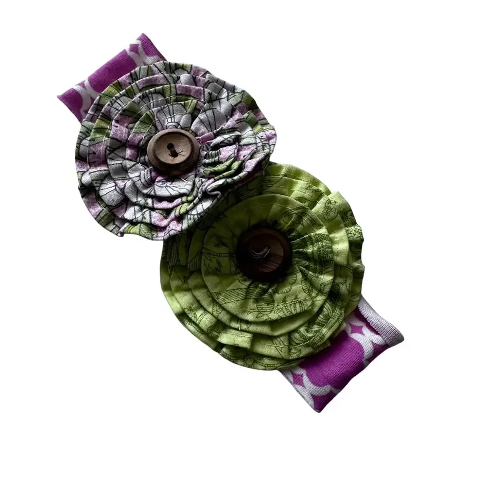 Giggle Moon Infant Headband with Floral Detail - Excellent!